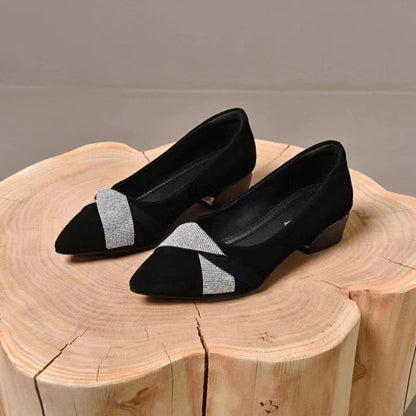 Damen Slingpumps Elegante High Heels mit Nieten