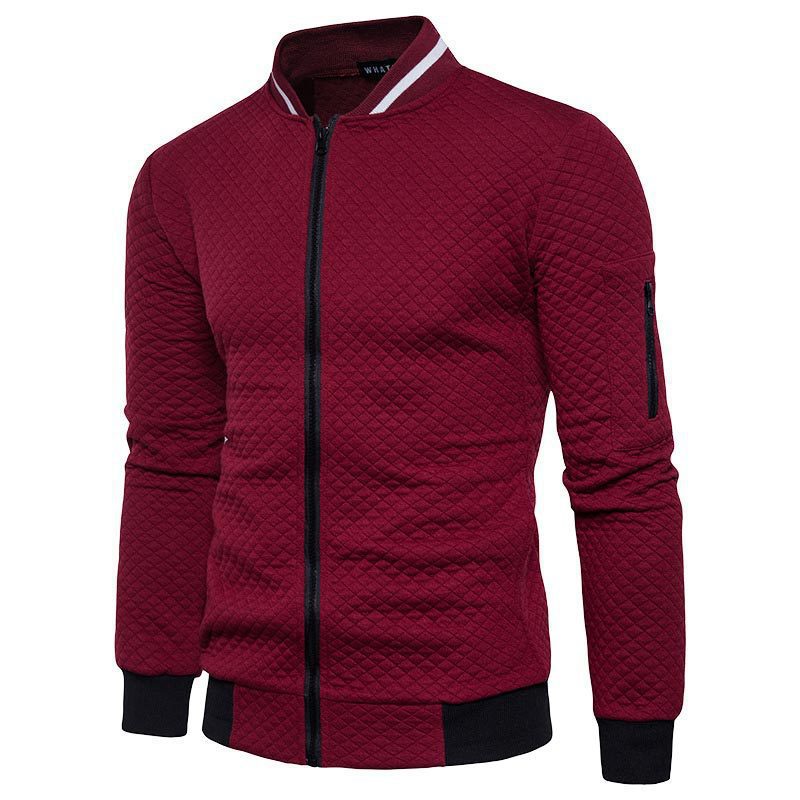 Stylische Herren Steppjacke Schwarz Modern