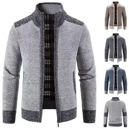 der überarbeitete Titel: Elegantes und modernes Strickjacke mit hohem Kragen - BerlinGlamour