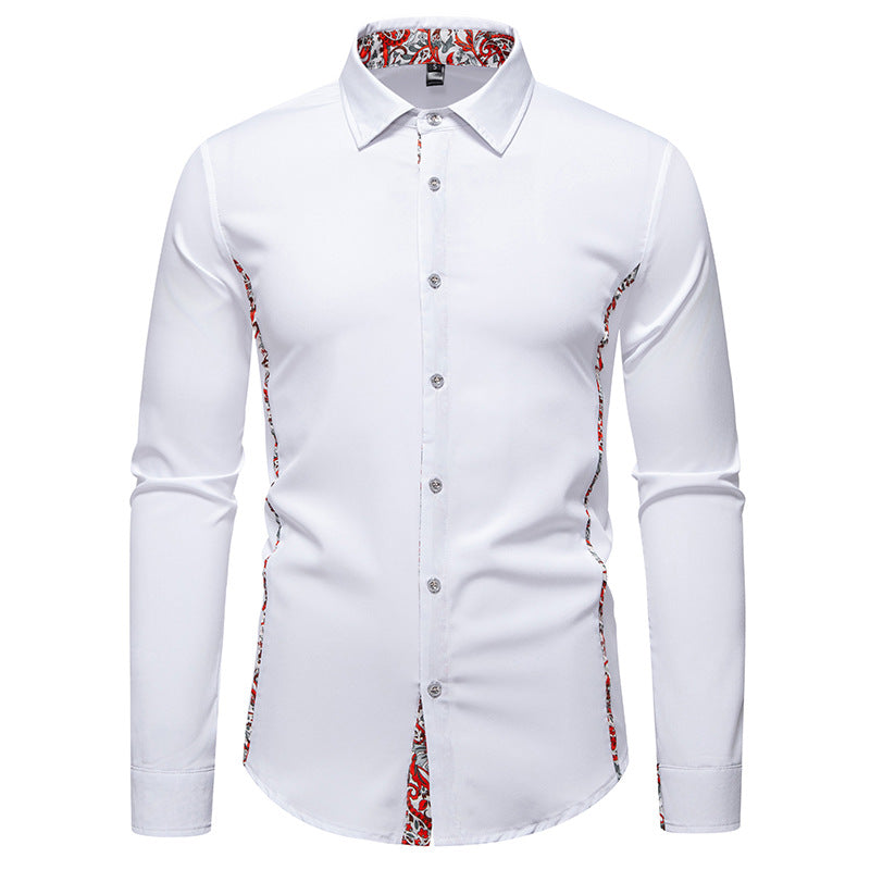 Herren Hemd Langarm Modern Floral_Style Berlin