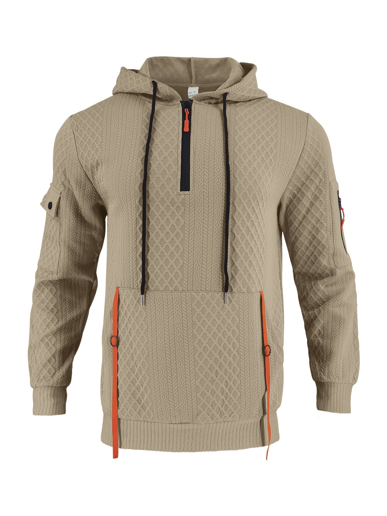 Herren Kapuzenpullover Sportlich Modern Strukturiert