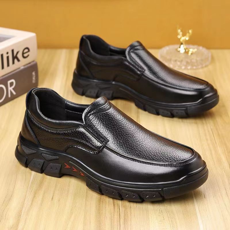 Damen Lederschuhe Slip-On Schuhe Ergonomisch Bequem