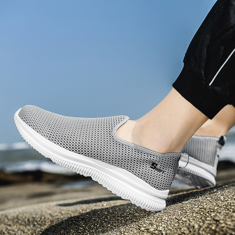 Damen Slip-On Schuhe Atmungsaktiv Rutschfest Freizeit - BerlinGlamour