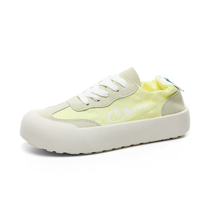 Damen Sneaker Bequem Hohe Sohle Atmungsaktiv Mesh