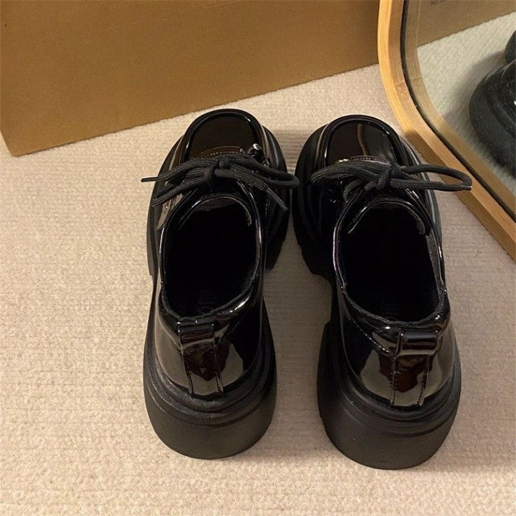 Damen Sneaker Chunky Glänzend Modisch