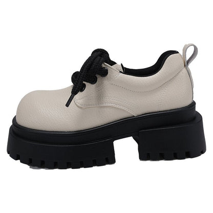 Damen Chunky Schuhe Hoch Dickes Profil Modern