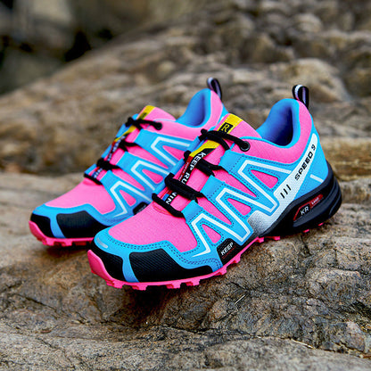 Damen Sneaker Bequem Trail Laufschuhe Stabil