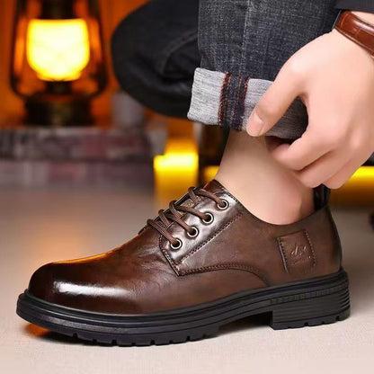 Herren Schnürschuhe Elegante Rutschfest Atmungsaktiv