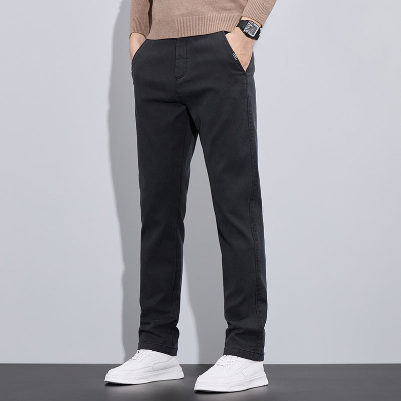 Herren Chinos Slim Fit mit Taschen Elegant Modern