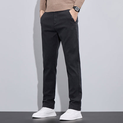 Herren Chinos Slim Fit mit Taschen Elegant Modern