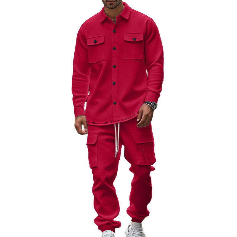 Herren Freizeit Set mit Taschen Modern Sportlich