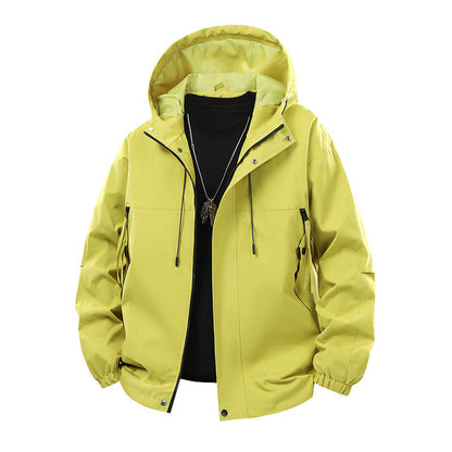 Herren Outdoor-Jacke Wasserdicht Atmungsaktiv Funktionsjacke