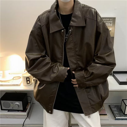 Herren Übergangsjacke Lässig Modern Mit Taschen