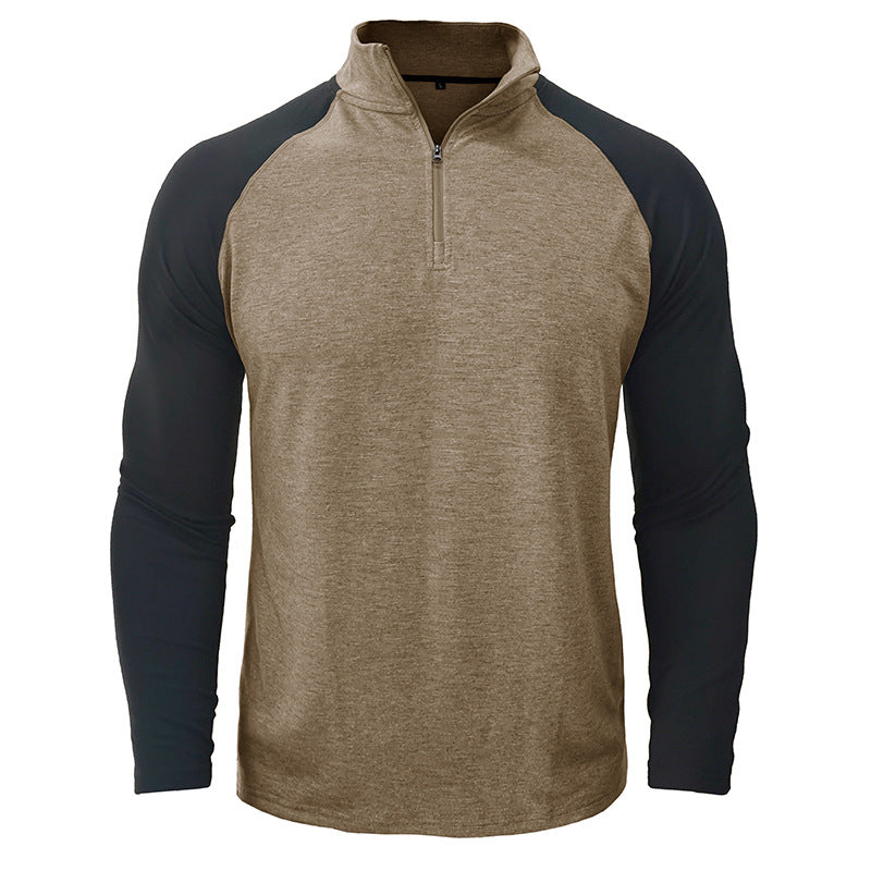 Herren Stehkragenpullover Sportlich Modern