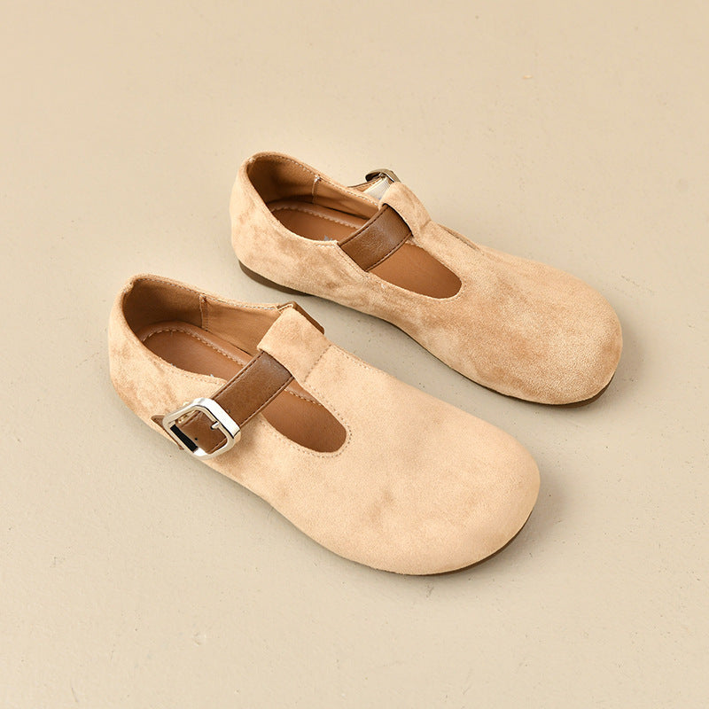 Damen Mokassins Bequem Modisch Riemen Schuhe - BerlinGlamour