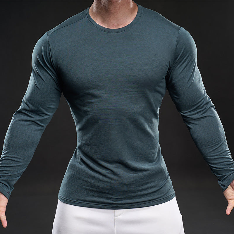 Funktionsshirt Herren Langarm Sportlich atmungsaktiv