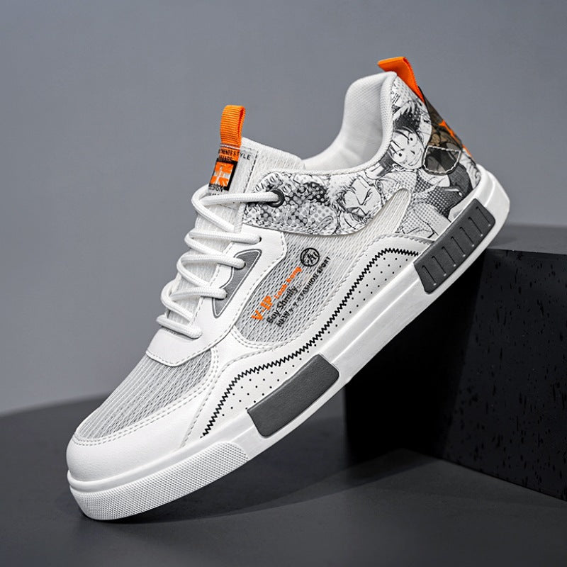 Damen Sneaker Sportlich Atmungsaktiv Grafische Muster