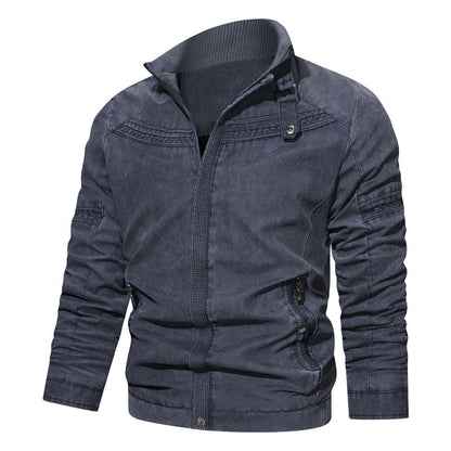 Herren Übergangsjacke Robust mit Steppung und Reißverschlusstaschen