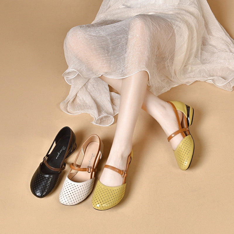 Damen Ballerinas Komfortabel Riemchen Design Modisch - BerlinGlamour