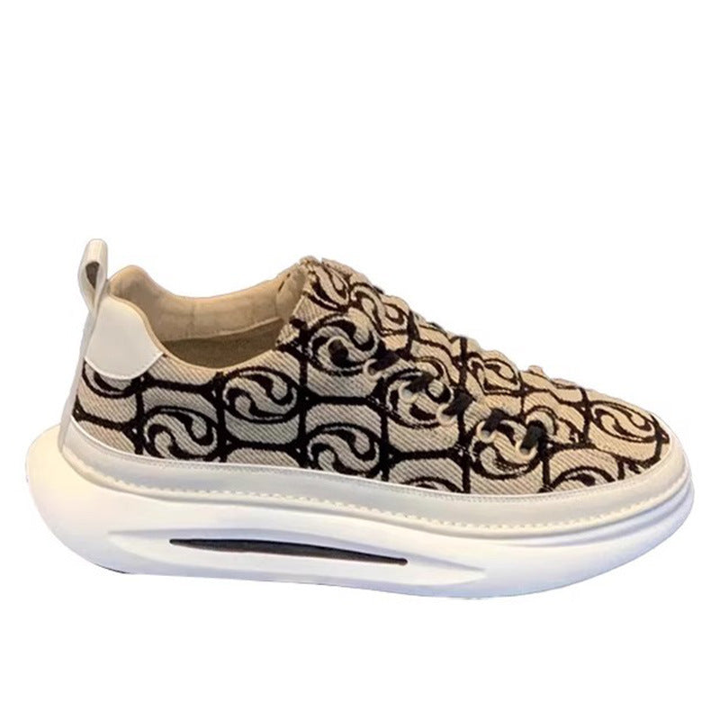 Damen Sneaker Trendy Einzigartig Textil Design