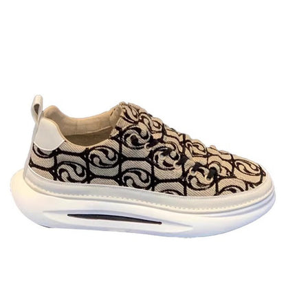 Damen Sneaker Trendy Einzigartig Textil Design