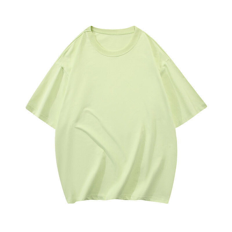 Damen T-Shirt Oversized Lässig Baumwolle