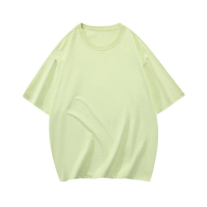 Damen T-Shirt Oversized Lässig Baumwolle