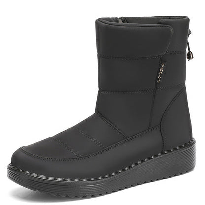 Damen Winterboots Warm Rutschfest Schnee Stiefel