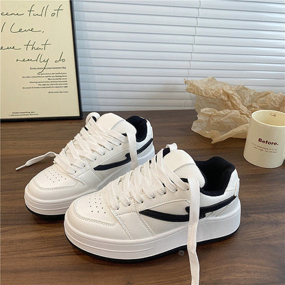 Damen Plateau Sneaker Modisch Hoch Einzigartig