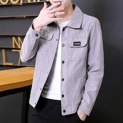 Herren Denimjacke Modern Slim Fit Jeansjacke