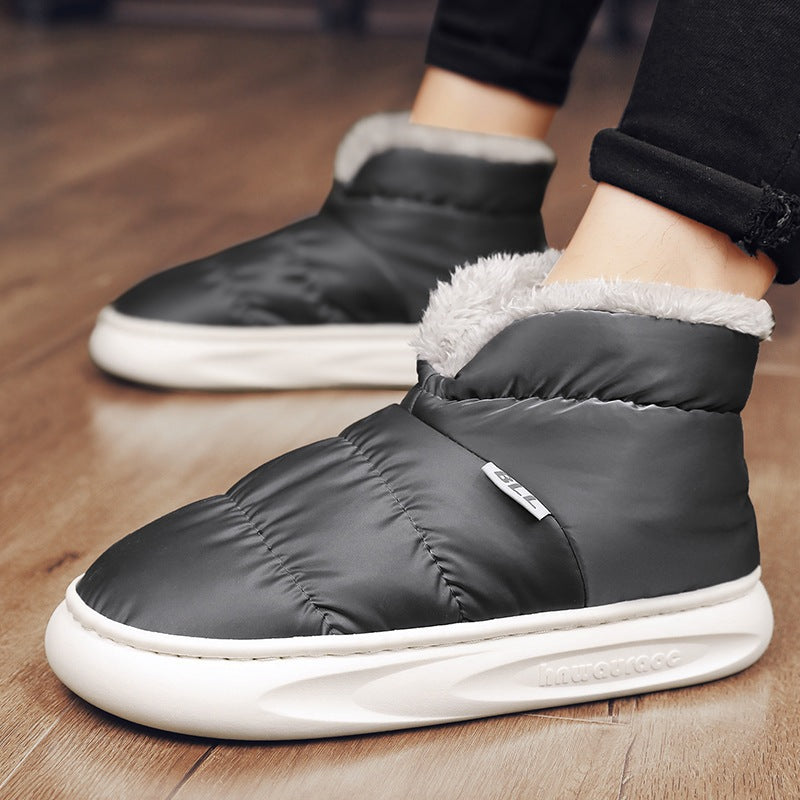 Damen Hausschuhe Stiefel Kuschelig Warm Winter