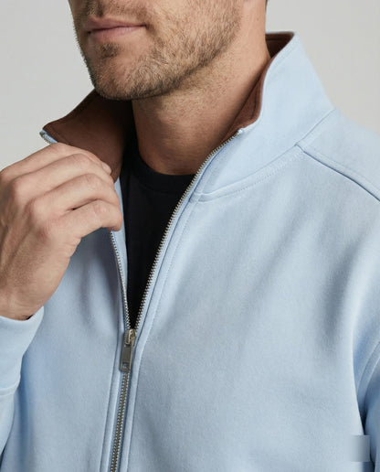 Baumwoll-Cardigan Unisex Doppel-Reißverschluss Warm