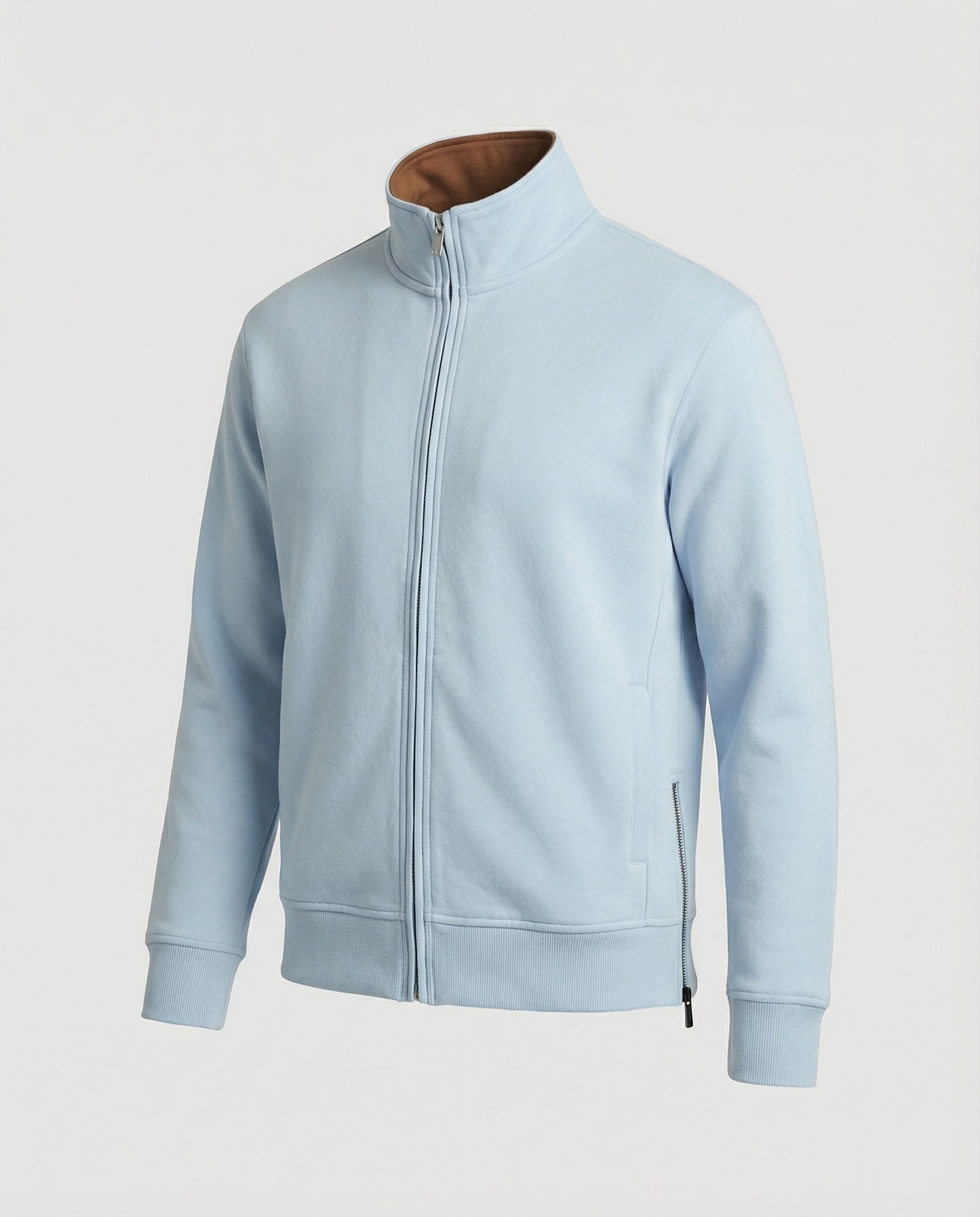 Baumwoll-Cardigan Unisex Doppel-Reißverschluss Warm