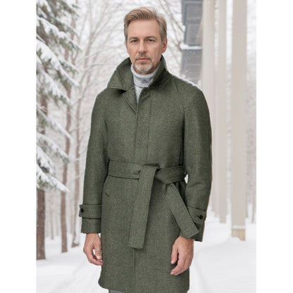 Herren Trenchcoat Eleganter Klassiker Wasserabweisend