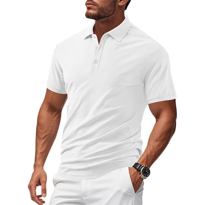 Herren Polohemd Modern Atmungsaktiv Sportlich