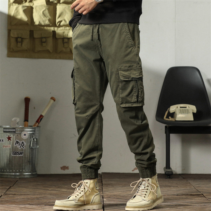 Herren Cargo-Hose Elegant mit Taschen Elastisch Modern