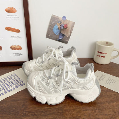 Damen Sneaker Atmungsaktiv Netzstruktur Stabil