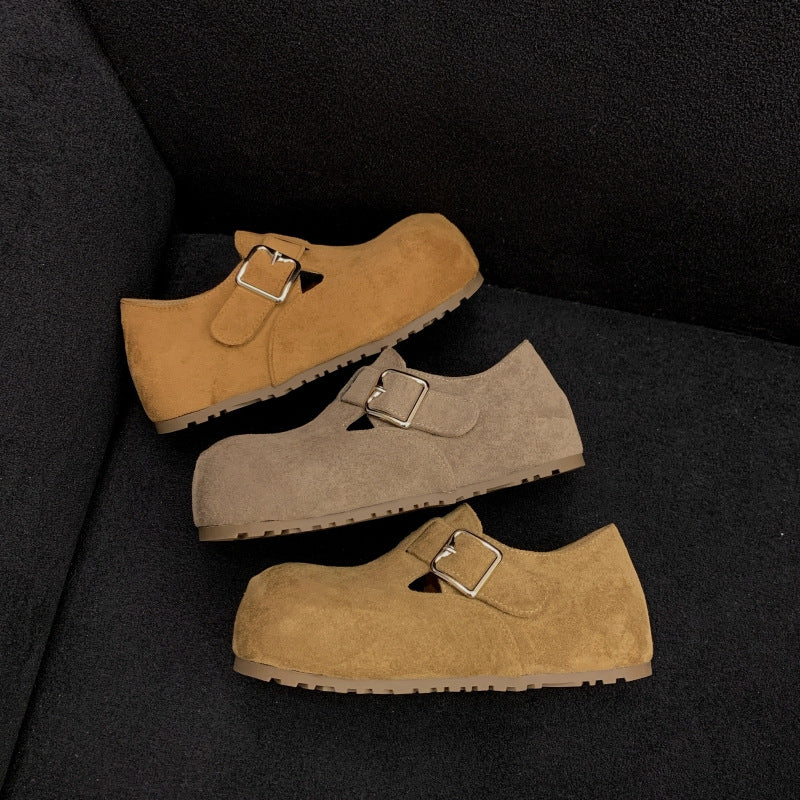 Damen Clogs Weich Bequem Schnallenverschluss Modern