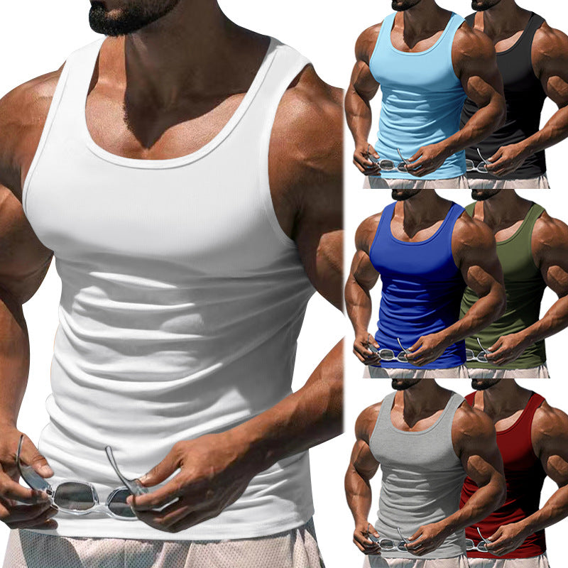 Herren Tanktop Sportlich Atmungsaktiv Funktionsshirt - BerlinGlamour