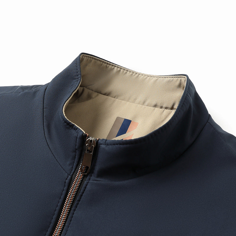 Herren Winterjacke Isoliert Stehkragen Warm