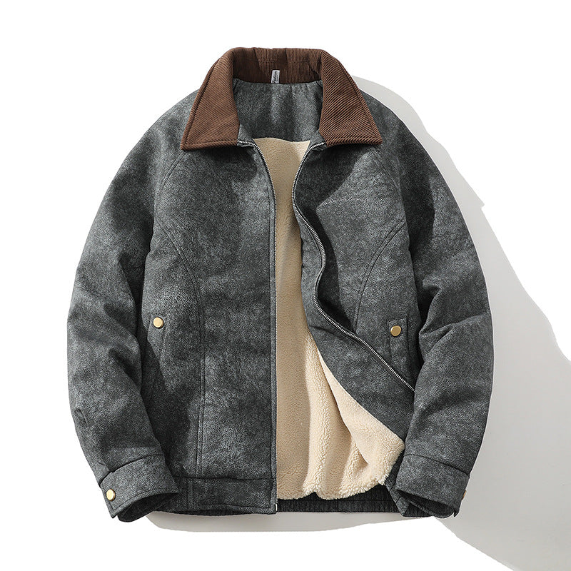 Herren Übergangsjacke Softshell mit Weichfutter und Modernem Kragen