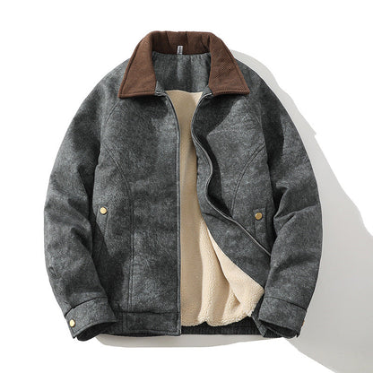 Herren Übergangsjacke Softshell mit Weichfutter und Modernem Kragen