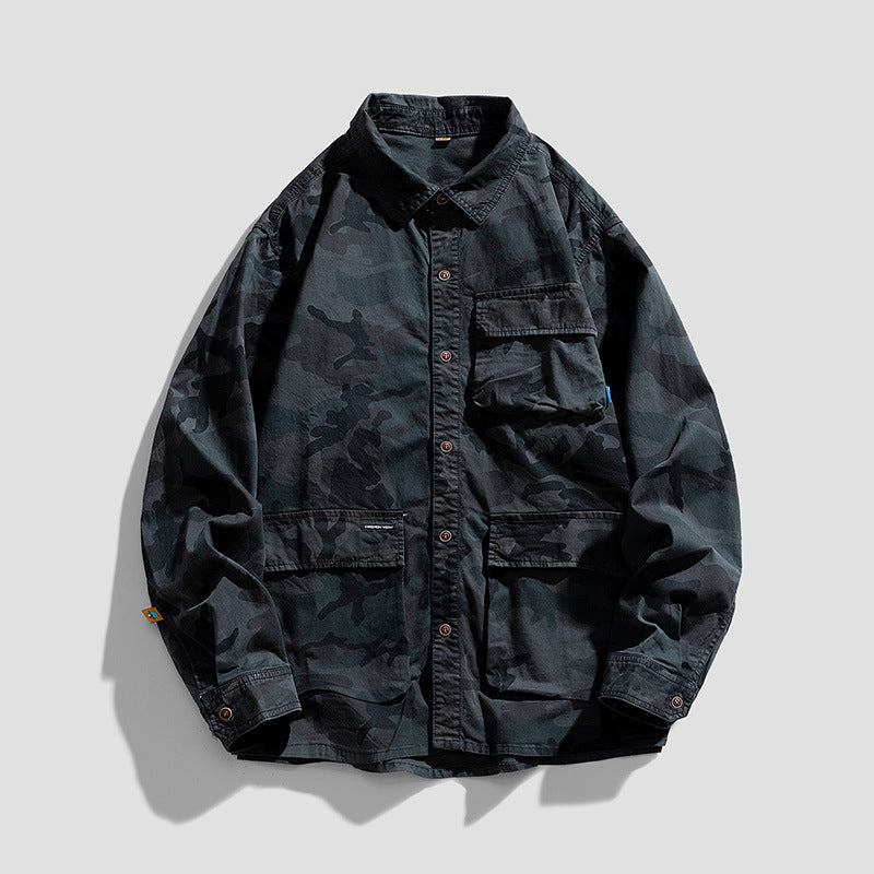 Herren Camo-Jacke Militärstyle Outdoor