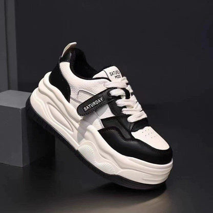 Damen Sneaker Plateau Chunky Klettverschluss Trend - BerlinGlamour