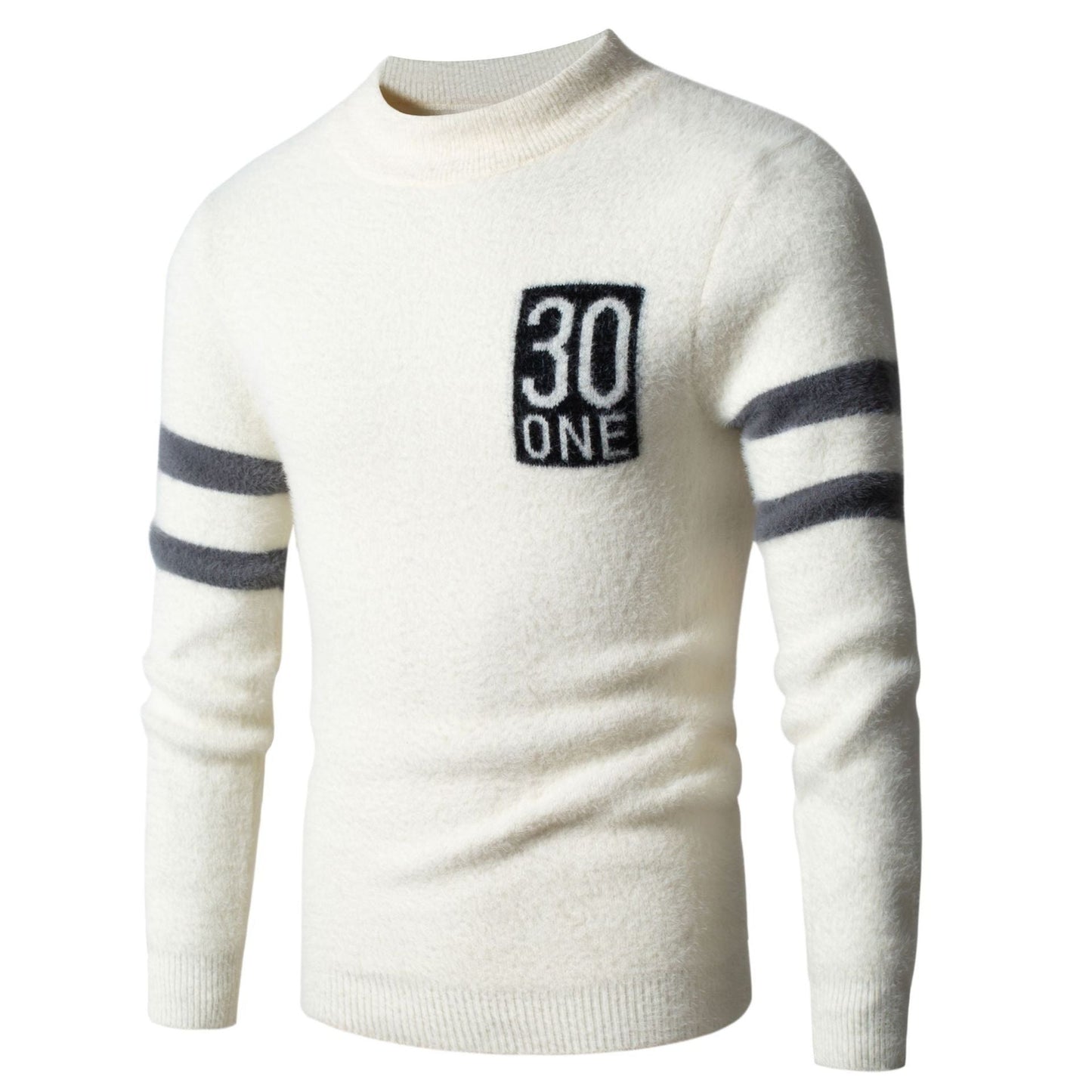 Herren Wollpullover Sportlich Struktur Optik Berlin