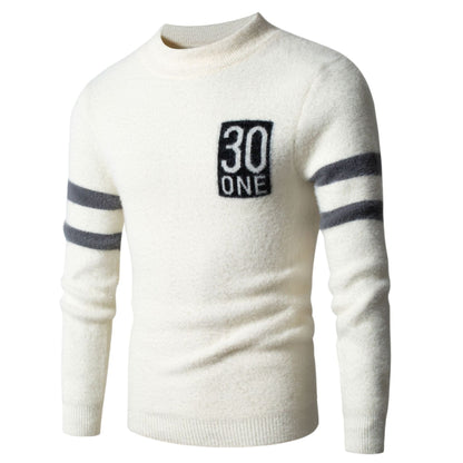 Herren Wollpullover Sportlich Struktur Optik Berlin