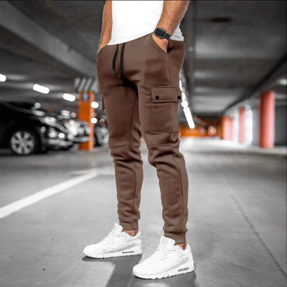 Herren Joggerhose Sportlich Bequem Mit Taschen