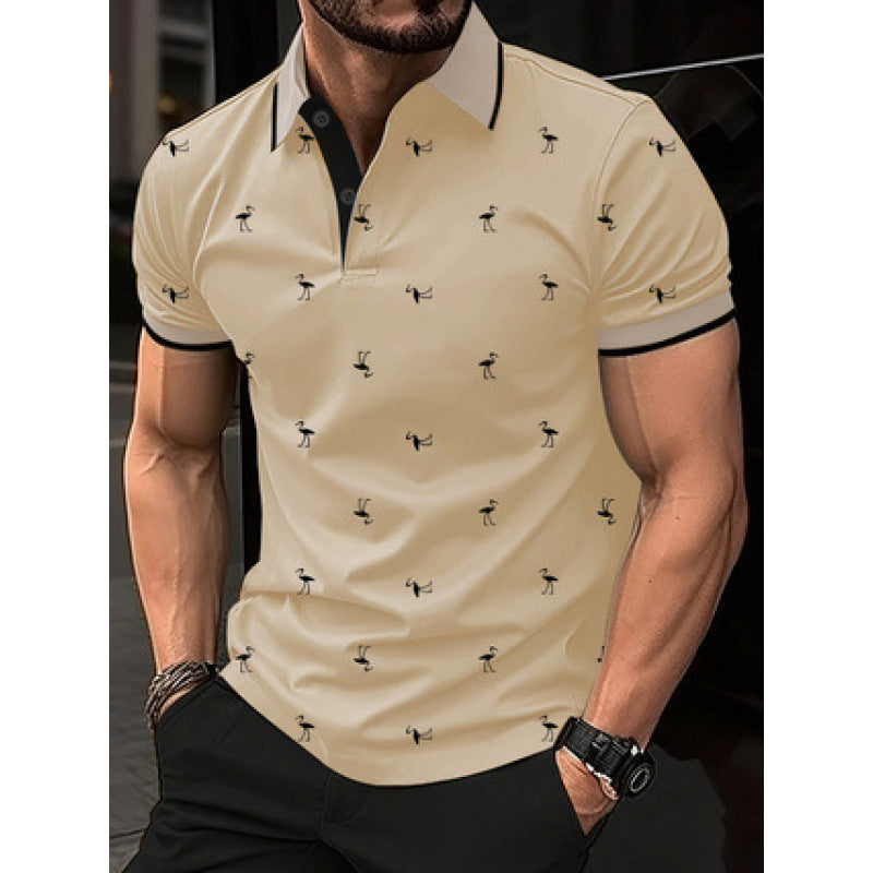 Herren Polo-Shirt Bedruckt Modern Berlin Style