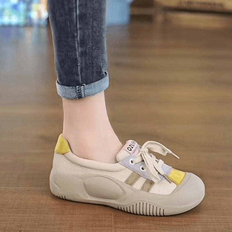 Damen Sneaker Sportlich Schnürschuhe Moderne Mode