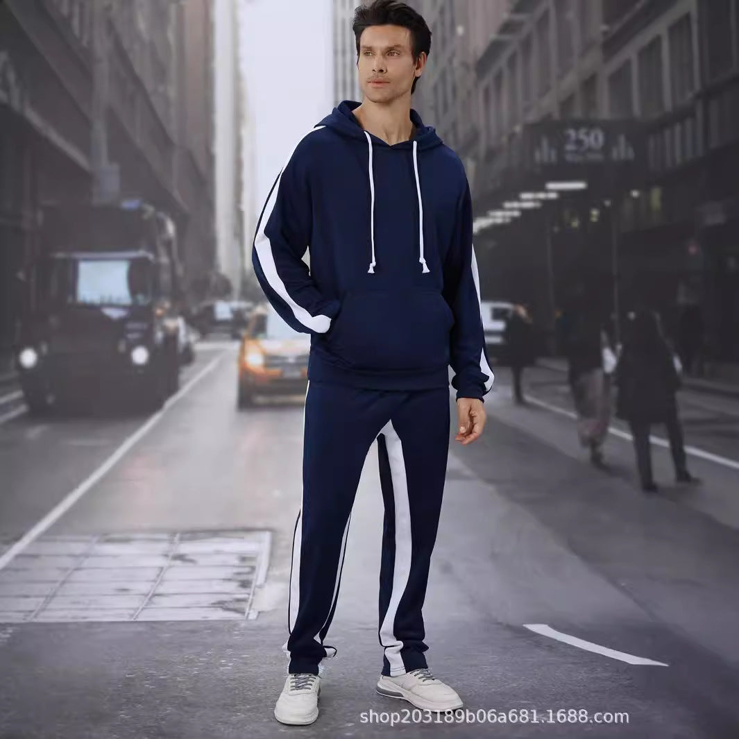 Herren Sportset Hoodie Jogginghose Freizeit Outfit - BerlinGlamour